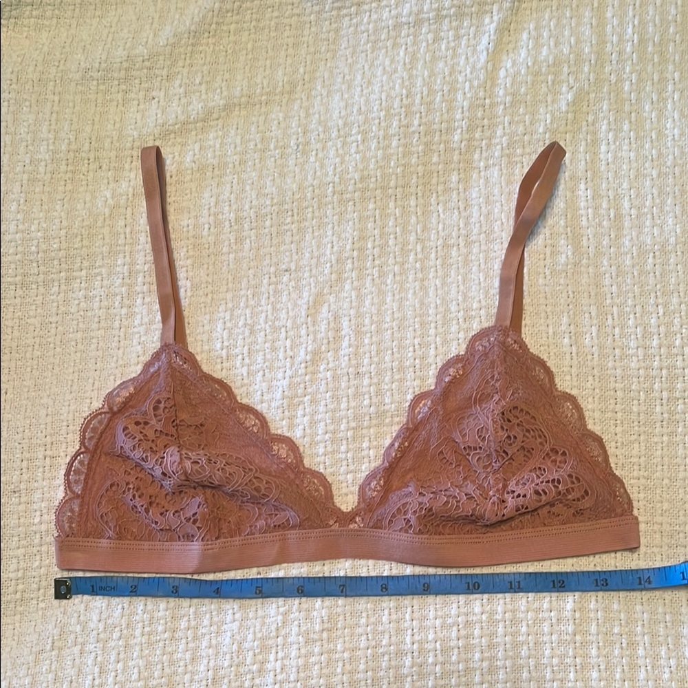 Lace Bralette in Dusty Pink